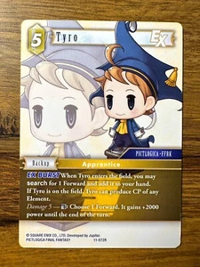 Final Fantasy TCG Opus 11 XI Tyro 11-072R Non-Foil Rare Trading Card Pictlogica - Imagen 1 de 1
