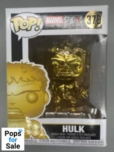 379 Hulk (Gold) - Chrome - Marvel 10 Years - Box Damaged Funko POP - Picture 1 of 4
