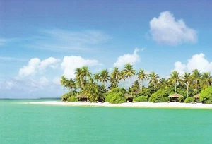 1 AMZASIEN14 - THULHAGIRI ISLAND, MALEDIVEN - ONE AMAZING ASIA POSTCARD OF AN ASI - Bild 1 von 3