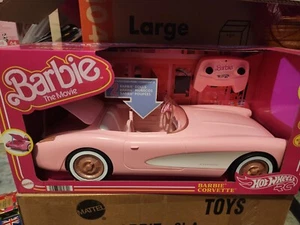 Barbie The Movie Hot Wheels RC Barbie Corvette Remote Control Car - Picture 1 of 7