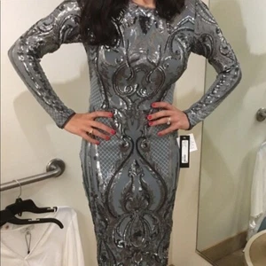 Betsy & Adam Women's NWT Sequin Bodycon Cocktail Dress Size 2 - Picture 1 of 8