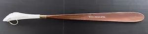 Vintage 18" Shoe Horn - Tokyo Prince Hotel - w/plastic Feather Quill-like handle - Picture 1 of 4