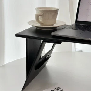 Foldable Laptop Work Table Mini Portable Notebook Computer Holder Car Bed _ou - Photo 1/12