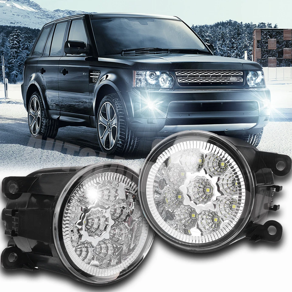 For Land Rover Range Rover Sport 2009-2013 LED Frout Bumper Fog Light Lamps - Image 1 of 4