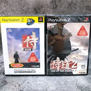 Playstation 2 Samurai Kanzenban & Way Of The Samurai 2 SET PS2 Game Sealed New - Picture 1 of 12