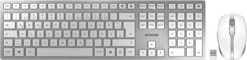 Cherry DW 9000 Slim Wireless Desktop Keyboard SET Silver - Image 1 of 1