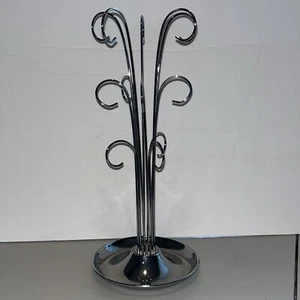 UMBRA Jason Nip 13” Chrome Jewelry Stand Ornament Holder Rack Display Decor - Picture 1 of 7