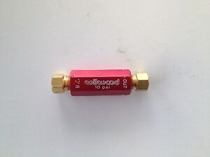 WILWOOD OLD 260-3279 NEW 260-13784 RED 10 LB RESIDUAL PRESSURE VALVE & FITTINGS