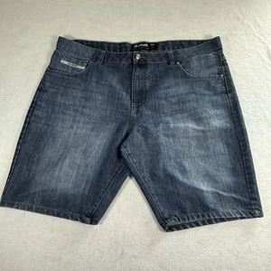 Vintage Y2K Ecko Unltd Baggy Fit Blue Denim Loop Jean Shorts Size 44 - Bild 1 von 7