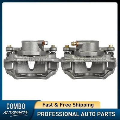 Front Left Right Brake Calipers w/ Bracket for 1993-1996 1997 1998 Toyota T100 - Image 1 of 4