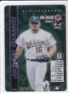 2000 MLB Showdown Unlimited Jason Giambi Foil #315 Athletics - Picture 1 of 2