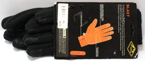NEW Black Gloves XL Warm Windproof Breathable Textured Palm Grip Mountain Design - Imagen 1 de 20