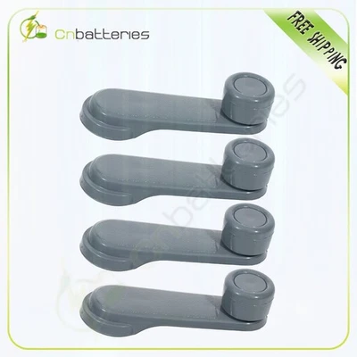 2 pares de manivela de ventana delantera trasera izquierda derecha gris para Nissan 85-93 Foto 1 de 4