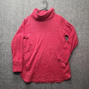 Duluth Trading Tunic Womens L Relaxed Fit Deux More Cowlneck Cottagecore - Picture 1 of 11