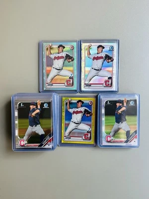 41 Lot 2019 Bowman Chrome Draft DANIEL ESPINO 1st Bowman Rookie REFRACTOR RC /75 - Image 1 of 4