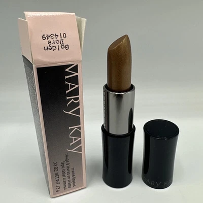 New In Box Mary Kay Creme Lipstick Golden #014349 ~ Full Size ~ Fast Ship - Image 1 of 2