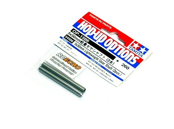 Tamiya Hop-Up Options 5x50mm Lightweight Gear Shaft (2pcs) OP-1586 54586 - Image 1 of 1