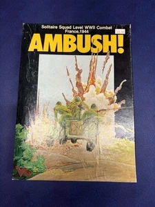 AMBUSH! Solitaire Squad Level WWII Combat France 1944 Victory Games 1983 - Picture 1 of 2
