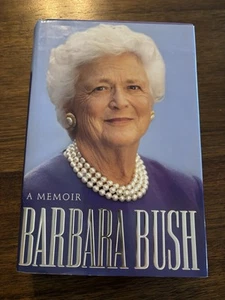 SIGNED A Memoir By Barbara Bush 1st Edition First Printing 1994 HCDJ - Picture 1 of 12