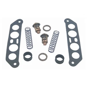 Sierra 18-3673 Thermostat Kit Johnson Evinrude 85-88-90-115-140 HP Crossflow - Picture 1 of 8