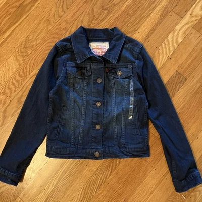 Levi Strauss Denim Jacket Youth Boys Girls M 10-12 Red Tab Classic - Image 1 of 4