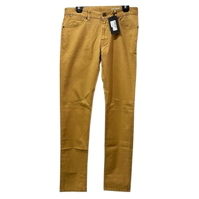 NWT PT Torino Swing Denim Riz Pants Size 33” waist Mustard Yellow 32” Inseam - Image 1 of 4