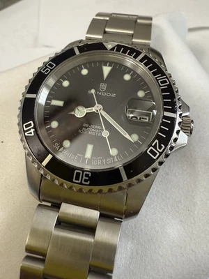 Sandoz Mechanical Automatic Divers Watch With Box And Papers! EXCELLENT - Image 1 of 4