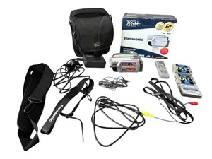 PANASONIC NV-GS300 mini DV /SD DIGITAL VIDEO CAMCORDER W/ACCESSORIES 3.1 MP - Picture 1 of 19