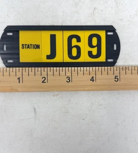 Vintage Elektro Versorgungs Telefon Station Tag Marker - Bild 1 von 2