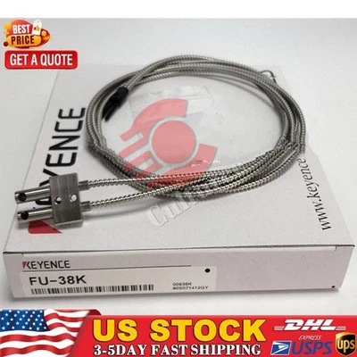 Sensores de fibra óptica KEYENCE FU-38K FU38K nuevos en caja uno IVA gratuito de EE. UU. Foto 1 de 2