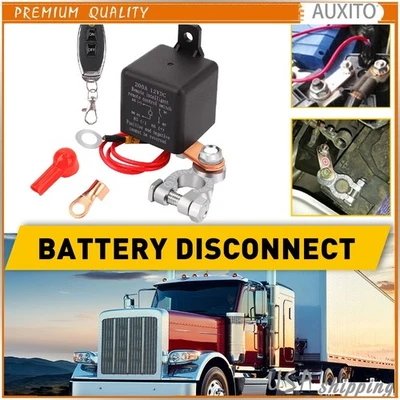DC12V 200A Remote Battery Disconnect Switch Upgraded Kill Switch For Car Truck - Image 1 of 4
