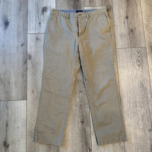 Pantalones chinos Banana Republic para hombre 34X30 beige tostado Emerson rectos caqui #942 - Imagen 1 de 16