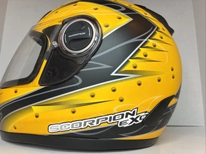 Scorpion Exo 700 Helmet Scratches On Visor Light /dropped Like New Beside W Bag! - Picture 1 of 9