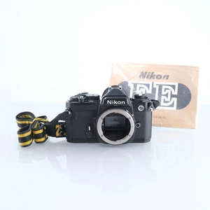 Nikon FE analoge Spiegelreflexkamera 35 mm nur Gehäuse schwarz manueller Fokus klassisch Vintage Japan - Bild 1 von 9