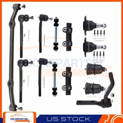 Juego de suspensión de 14 piezas para Chevrolet Malibu Monte Carlo enlace central rueda loca Foto 1 de 4