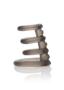 Anello fallico uomo ritardante miglior erezione triplo cock ring stimolante pene - Foto 1 di 4