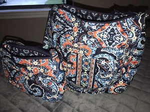 Lot of 2 Vera Bradley tote/crossbody purses Lg And Medium LN - Picture 1 of 3