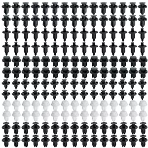 180 x For HONDA CIVIC ACCORD Trim Panel Clips Bumper Fender Fastener Push Rivets - Imagen 1 de 1