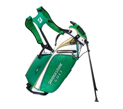 Nuevo bolso Bridgestone 2025 Spring Major Masters verde/blanco Tour Stand Foto 1 de 3