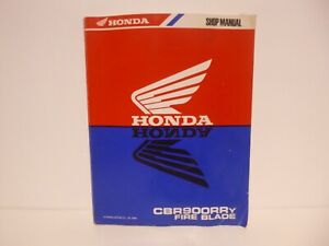 Honda Fireblade CBR900RR Workshop Manual 2000 - 2003