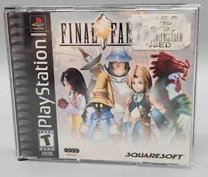 Final Fantasy IX Playstation 1 Black Label Tested Working No Manual - Picture 1 of 3
