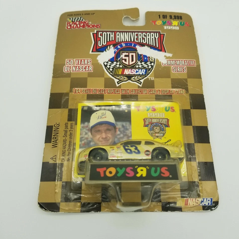 Vintage 1998 Nascar 50th Anniversary Toys R Us Tracy Leslie 1:64 Scale Diecast - Image 1 of 2