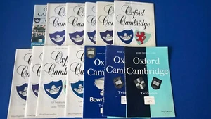Various Oxford Versus Cambridge Varsity Rugby Match Programmes, 70's, 80's, 90's - Imagen 1 de 13