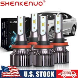 For Nissan Kicks 2018-2019 Rogue 2014-2020 LED Headlight High Low Beam H11 H9 - Picture 1 of 12