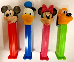 PEZ Rare Retired Mickey, Donald, Minnie & Pluto - Mint - Picture 1 of 1