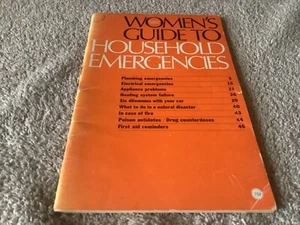 Vtg Readers Digest 1973 Women’s Guide To Household Emergencies Paperback Book - Picture 1 of 9