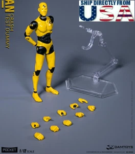 DAMTOYS 1/12 DPS02 TESTMAN Crash Test Dummy 6" Action Figure Hot Toys U.S.A. - Picture 1 of 12