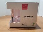 Bormioli Rocco Romantic Stemware Drinking Glass 4 Set 10.75 oz Cotton Candy Pink