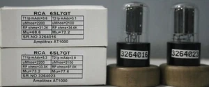 ECC35 6SL7GT RCA Made in USA Amplitrex AT1000 Tested Qty 1 Match Pair#3264016,23 - Picture 1 of 7