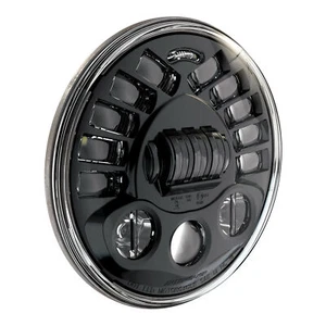 J.W. ALTAVOZ Negro 7" LED Adaptativo 2 Faro sin Anillo de Montaje 555011 - Imagen 1 de 1
